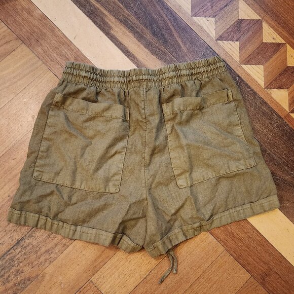 Universal Thread Khaki Linen Shorts Size Small - Picture 7 of 9